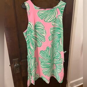 Lilly Pulitzer Donna Romper Mandevilla Baby Who Let the Fronds Out - Size 16